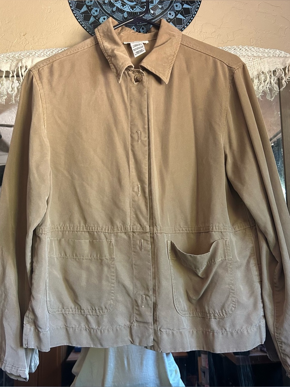 Vintage khaki shacket - Picture 2 of 4